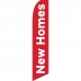 New Homes Red Swooper Flag
