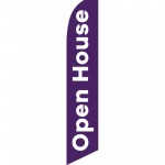 Open House Purple Swooper Flag