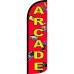 Arcade Red Windless Swooper Flag