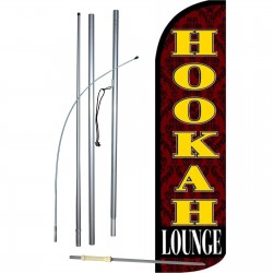 Hookah Lounge Windless Swooper Flag Bundle