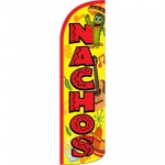 Nachos Yellow Red Windless Swooper Flag