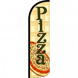 Pizza Pie Windless Swooper Flag