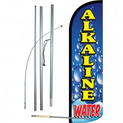 Alkaline Water Windless Swooper Flag Bundle