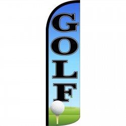 Golf With Ball Windless Swooper Flag