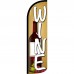 Wine Beige Windless Swooper Flag Bundle