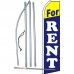 For Rent Blue Yellow Swooper Flag Bundle