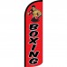 Boxing Red Extra Wide Windless Swooper Flag