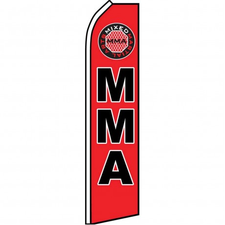 MMA Mixed Martial Arts Swooper Flag