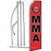 MMA Mixed Martial Arts Swooper Flag Bundle