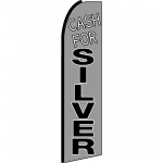 Cash For Silver Extra Wide Swooper Flag