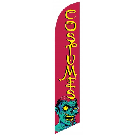 Costumes Zombie Windless Swooper Flag