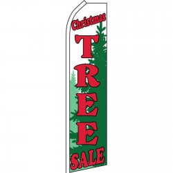 Christmas Tree Sale Green Swooper Flag