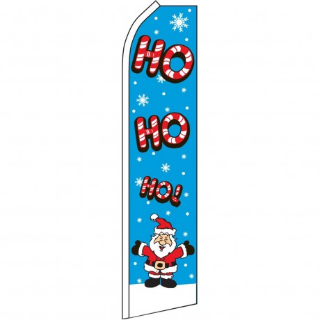 Ho Ho Ho Santa Christmas Swooper Flag