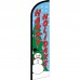 Happy Holidays Snowman Windless Swooper Flag