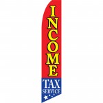 Income Tax Service Stars Below Swooper Flag