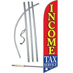 Income Tax Service Stars Below Windless Swooper Flag Bundle