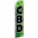 CBD Green Swooper Flag