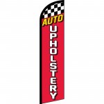Auto Upholstery Red Windless Swooper Flag