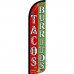 Tacos Burritos White Letters Windless Swooper Flag Bundle