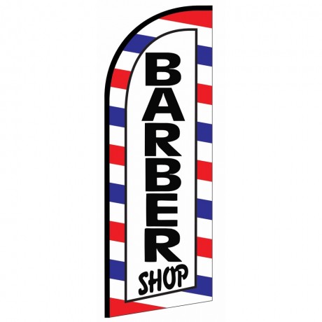 Barber Shop 6' Windless Swooper Flag SW11738