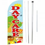 Daycare 6' Swooper Flag 1-Sided Bundle
