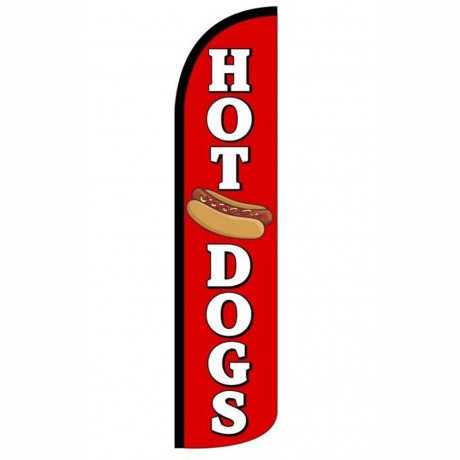 Hot Dogs Windless Swooper Flag