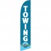 Towing Blue Windless Swooper Flag