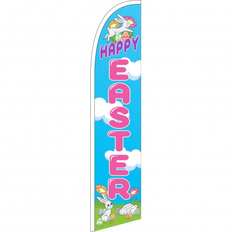 Happy Easter Windless Swooper Flag