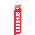 Grub Hub Delivery Available Windless Swooper Flag