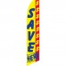 Save Here Yellow Swooper Flag Bundle