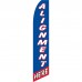 Alignment Here Blue Swooper Flag Bundle