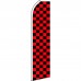 Checkered Black & Red Swooper Flag Bundle