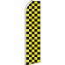 Checkered Black & Yellow Swooper Flag Bundle