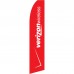 Verizon Wireless Red Swooper Flag Bundle