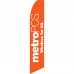 Metro PCS Orange Swooper Flag Bundle