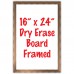 16" x 24" Framed Dry Erase Whiteboard
