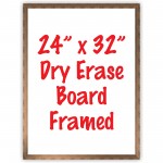 24" x 32" Framed Dry Erase Whiteboard