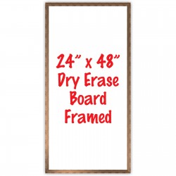 24" x 48" Framed Dry Erase Whiteboard