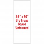 24" x 60" Unframed Dry Erase Whiteboard