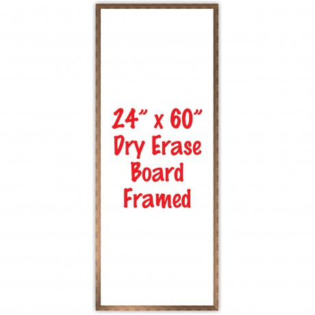 24" x 60" Framed Dry Erase Whiteboard