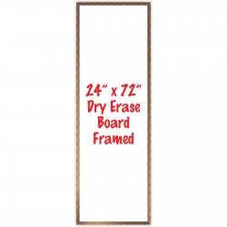 24" x 72" Framed Dry Erase Whiteboard
