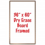 36" x 60" Framed Dry Erase Whiteboard