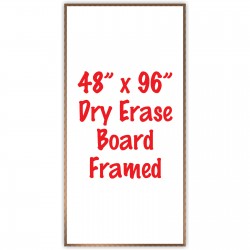 48" x 96" Framed Dry Erase Whiteboard