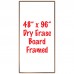 48" x 96" Framed Dry Erase Whiteboard