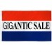 Gigantic Sale Patriotic 3' x 5' Polyester Flag, Pole and Mount
