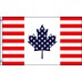 USA Canada Friendship 3'x 5' Flag
