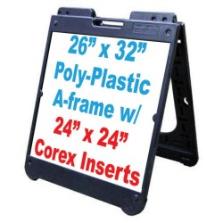 Corex A-Frame Signs