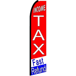Tax Time Advertising Swooper Flags