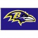 Baltimore Ravens Mascot 3' x 5' Polyester Flag, Pole and Mount