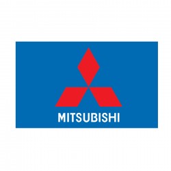 Mitsubishi Automotive Logo Blue 3'x 5' Flag